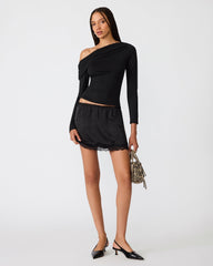RYDER KNIT TOP BLACK