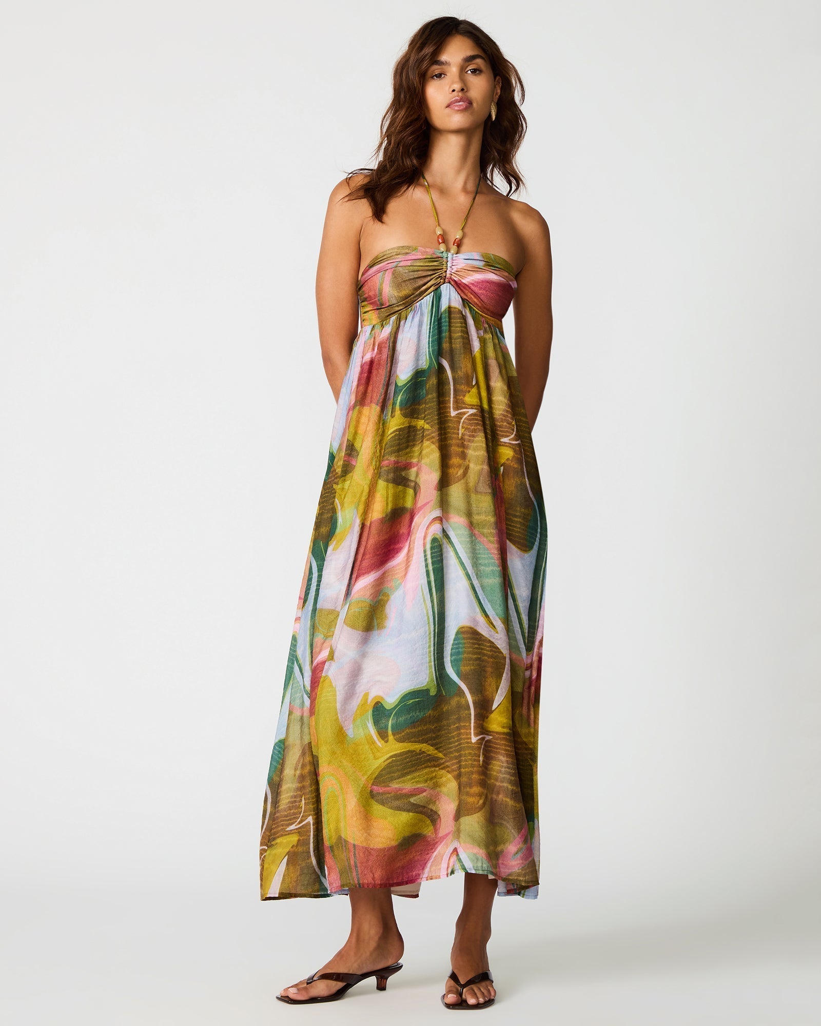 YAZMINA DRESS MARBLE