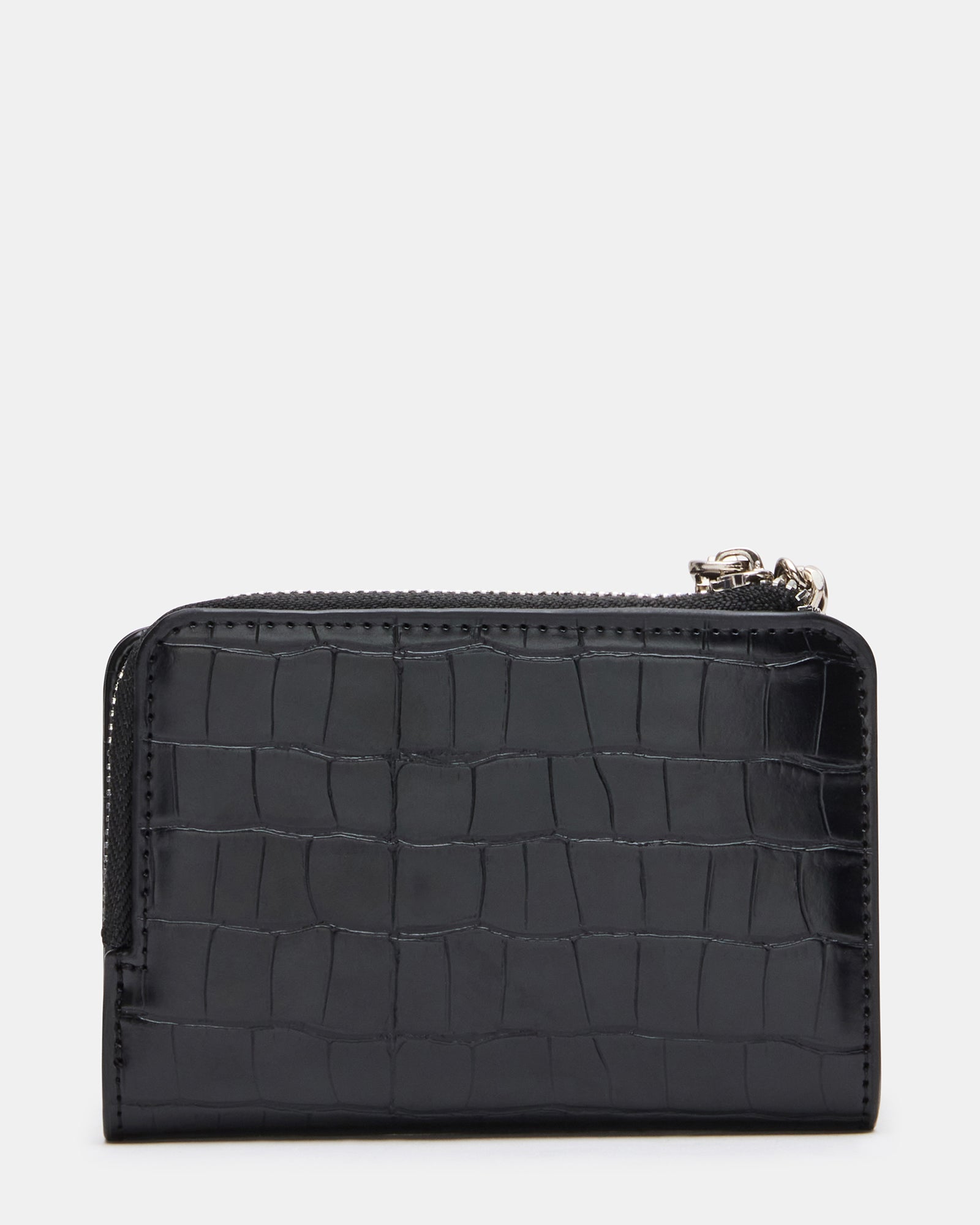 SORELLA WALLET BLACK CROCODILE